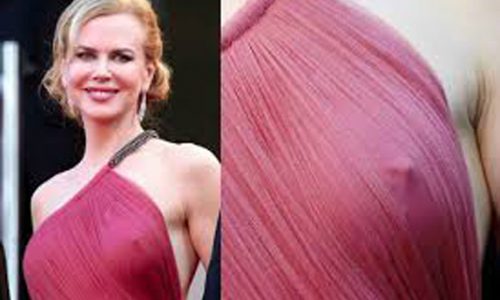 Nicole Kidman în rochie transparentă